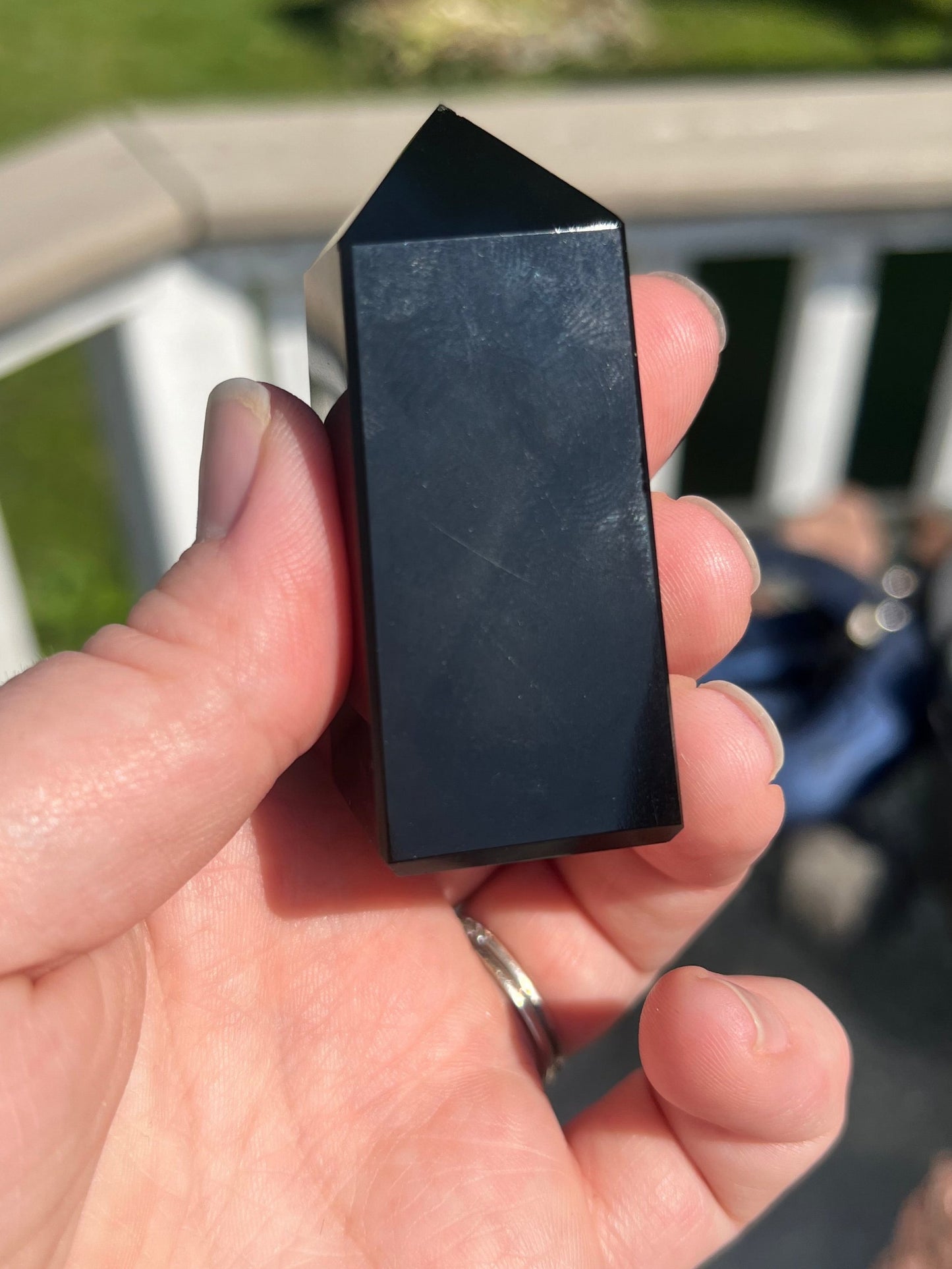 Gold Sheen Obsidian Tower