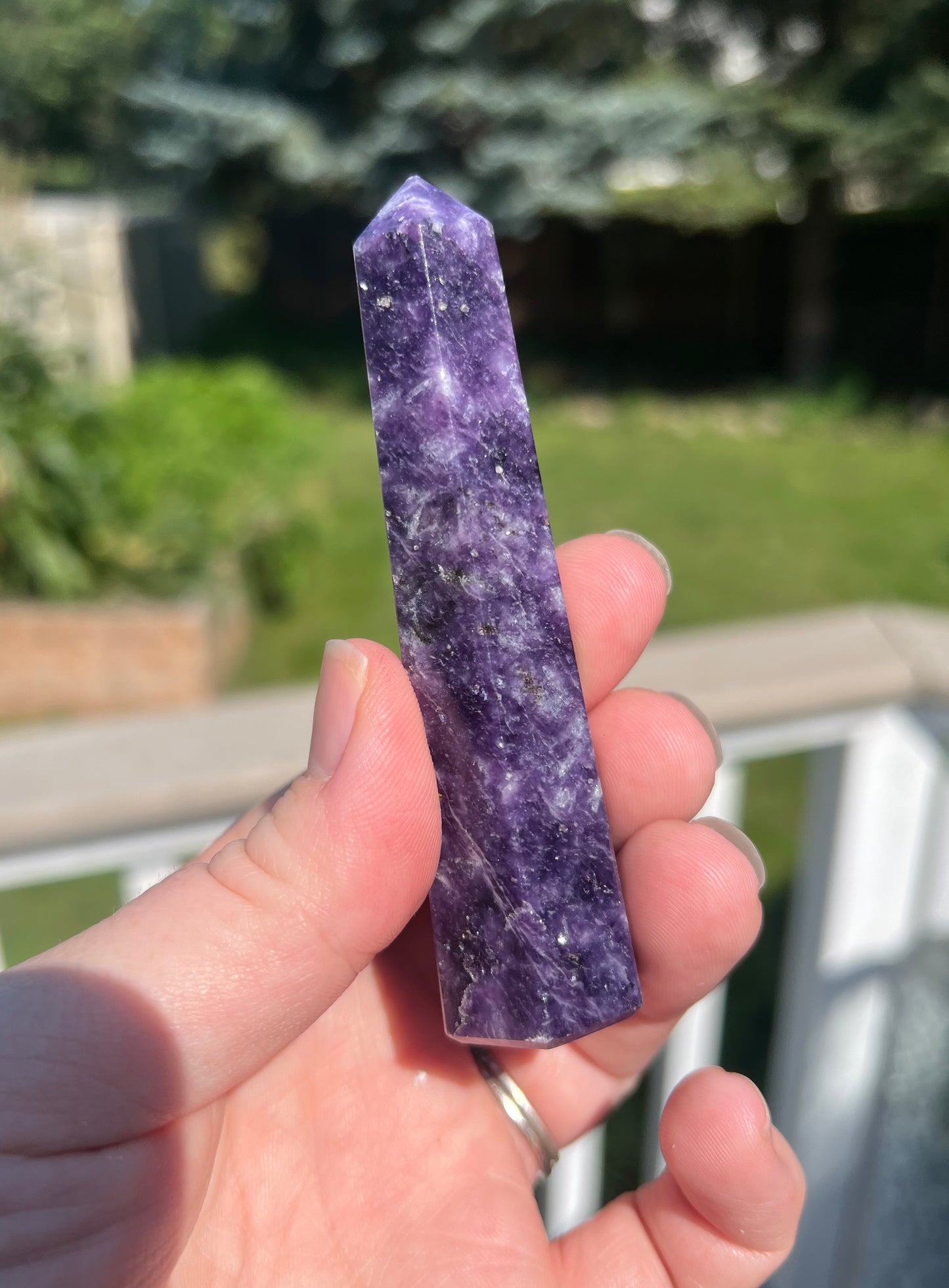 Gorgeous Lepidolite Tower