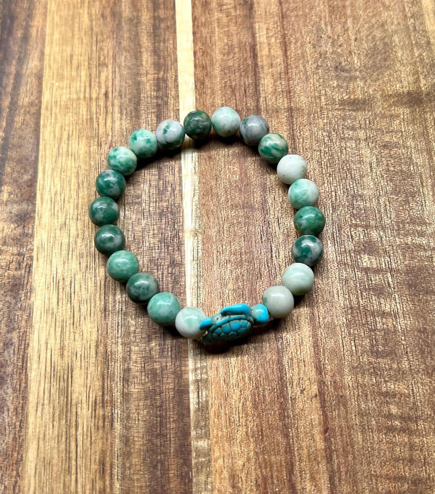 Cute Turtle Natural Stone Bracelet