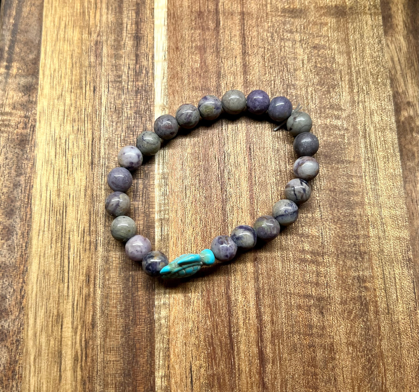 Cute Turtle Natural Stone Bracelet