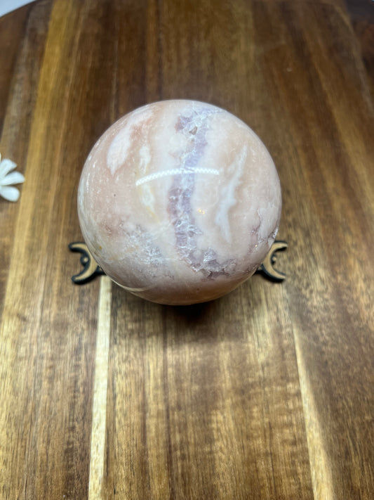 Large Stunning Pink Amethyst Sphere