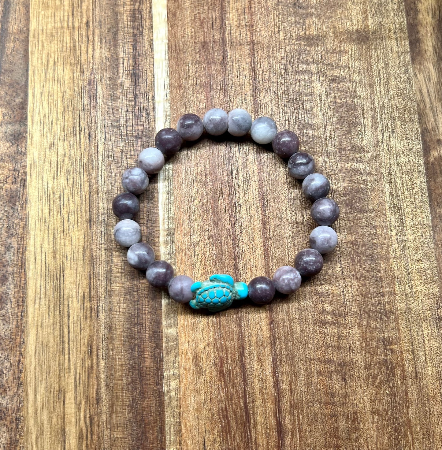 Cute Turtle Natural Stone Bracelet