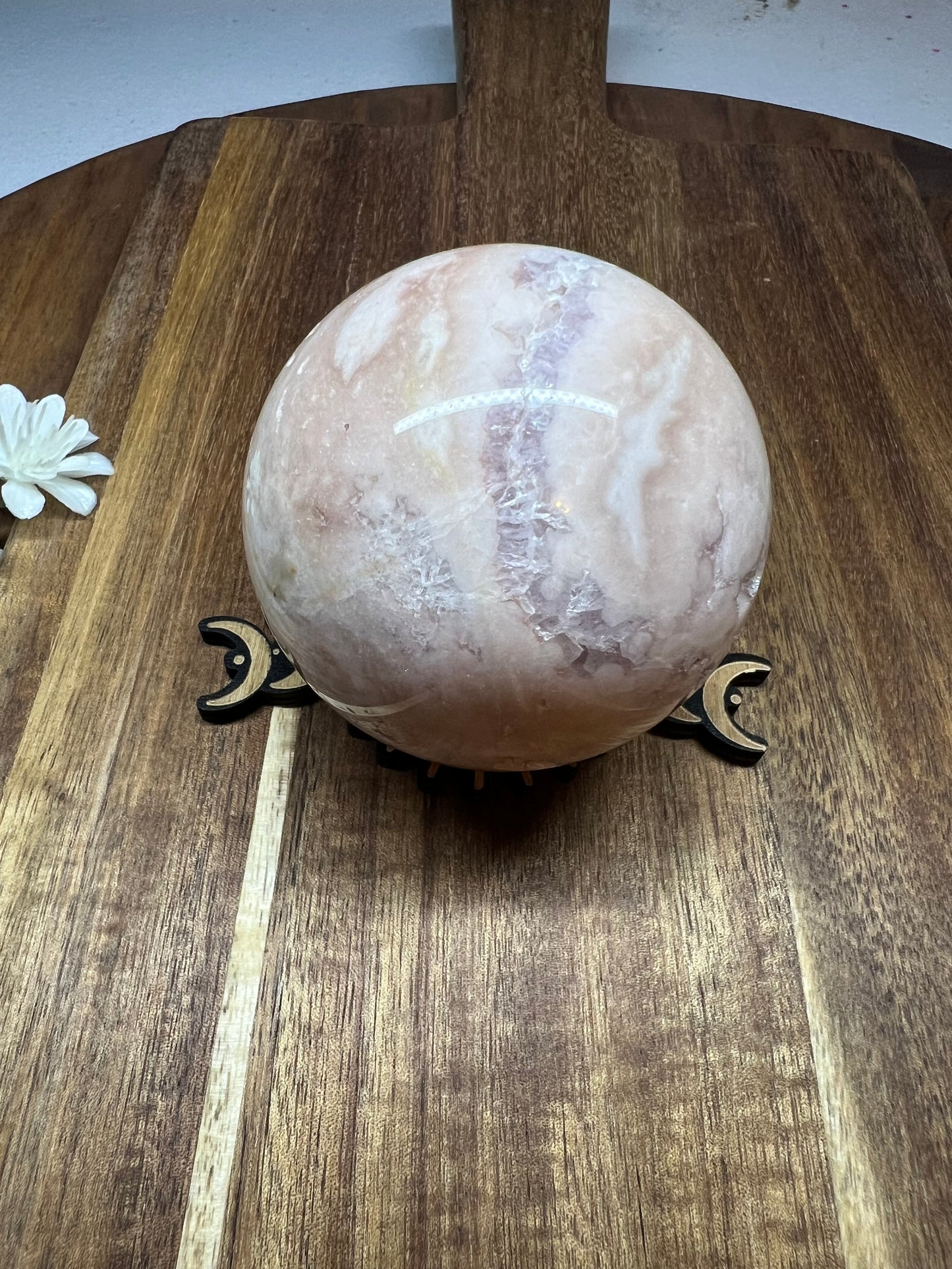 Large Stunning Pink Amethyst Sphere