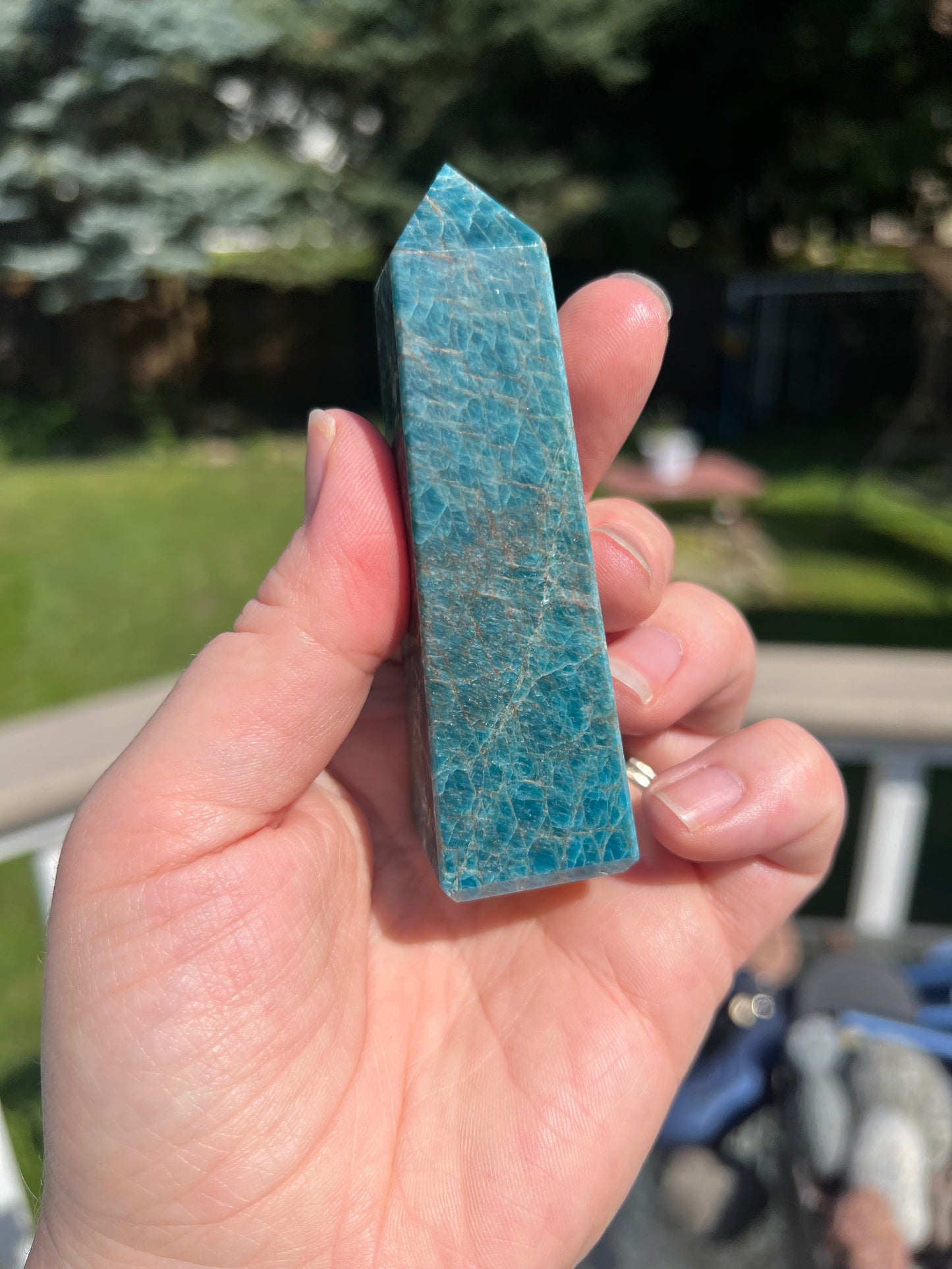 Blue Apatite Tower