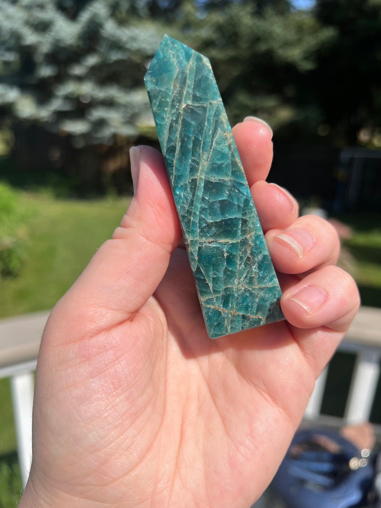 Blue Apatite Tower