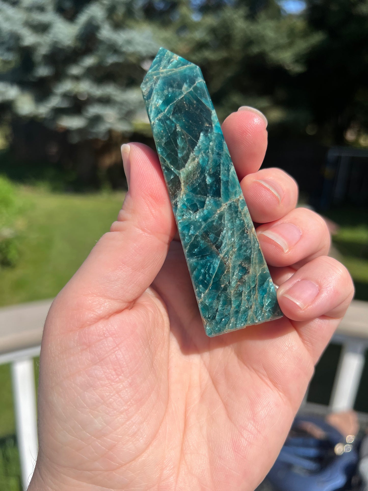 Blue Apatite Tower